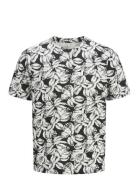 Jorsplit Aop Tee Ss Crew Neck Ln Tops T-Kortærmet Skjorte Black Jack &...