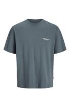 Jorislington Type Tee Ss Crew Neck Sn Tops T-Kortærmet Skjorte Blue Ja...