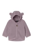 Nbnmeeko Jacket Solid Outerwear Fleece Outerwear Fleece Jackets Purple...