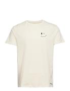 Patrick Organic Tee Tops T-Kortærmet Skjorte Cream Clean Cut Copenhage...