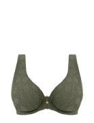 Nomad Nights Swimwear Bikinis Bikini Tops Wired Bikinitops Khaki Green...