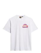 Cl Great Outdoors Chest Tee Tops T-Kortærmet Skjorte White Superdry
