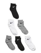 6Q-6Pk Quarter Sock Sport Socks & Tights Socks White Nike