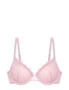 Imani-2Pp Demi Lingerie Bras & Tops Wired Bras Pink Dorina