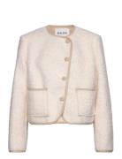 Nylah Wool Blend Jacket Uldjakke Jakke Cream Malina