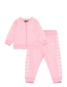 Hmlbille Tracksuit Sport Tracksuits Pink Hummel