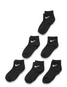 6Q-6Pk Quarter Sock Sport Socks & Tights Socks Black Nike