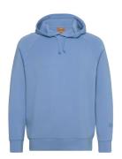 Abel Hood Sweat Tops Sweatshirts & Hoodies Hoodies Blue Mos Mosh Galle...