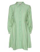 Yaskaya Ls Shirt Dress S. Noos Kort Kjole Green YAS