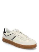 The Greenwich Mix Media Low-top Sneakers Cream Tommy Hilfiger