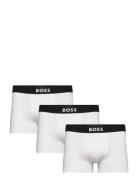 Trunk 3P Boss Boxershorts White BOSS