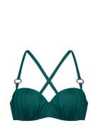 Mali Bandeau Swimwear Bikinis Bikini Tops Bandeau Bikinitops Green Dor...