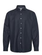 1927: Cotton/Lin Shirt Wf L/S Tops Shirts Linen Shirts Navy Lindbergh ...