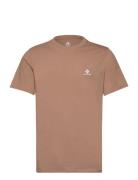 Star Chevron Tee White Sport T-Kortærmet Skjorte Brown Converse