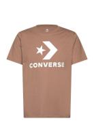 Star Chevron Tee Black Sport T-Kortærmet Skjorte Brown Converse