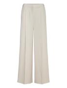 Travel Twill Wide Leg Pant Bottoms Trousers Wide Leg Cream Calvin Klei...