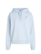 Reg Contrast Flag Hoodie Tops Sweatshirts & Hoodies Hoodies Blue Tommy...