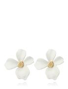 Lilly Earring, Black Accessories Jewellery Earrings Studs White By Jol...