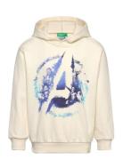 Sweater W/Hood Tops Sweatshirts & Hoodies Hoodies Cream United Colors ...