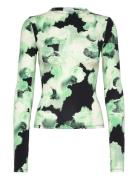 Rodebjer Karlai Blurry Tops T-shirts & Tops Long-sleeved Green RODEBJE...