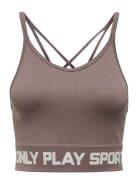 Onpnanna-1 Seam Bra Sport Women Sport Clothing Sport Bras - All Brown ...