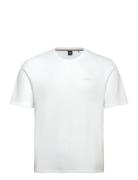 Waffle T-Shirt Tops T-Kortærmet Skjorte White BOSS