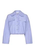 Kendyll Shirt Tops Shirts Long-sleeved Blue Noella