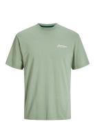 Jjbeau Tee Ss Crew Neck Tops T-Kortærmet Skjorte Green Jack & J S