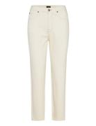 Carol Bottoms Jeans Straight-regular Cream Lee Jeans