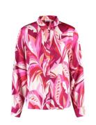 Blouse 1/1 Sleeve Tops Blouses Long-sleeved Pink Gerry Weber