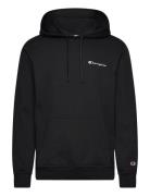 Hooded Sweatshirt Tops Sweatshirts & Hoodies Hoodies Black Champion