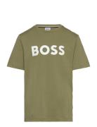 Short Sleeves Tee-Shirt Tops T-Kortærmet Skjorte Green BOSS