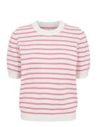 Nunicole Pullover - Gots Tops Knitwear Jumpers Pink Nümph