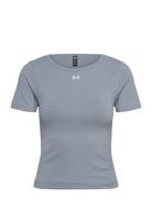 Ua Vanish Seamless Ss Sport T-shirts & Tops Short-sleeved Blue Under A...