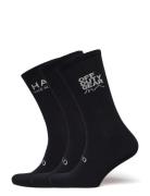 Halo Cotton Sock Underwear Socks Regular Socks Black HALO