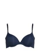 Plunge Push Up Lingerie Bras & Tops Push Up Bras Navy Tommy Hilfiger