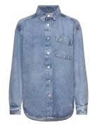 Relaxed Ls Shirt Bi6011 Tops Shirts Denim Shirts Blue Tommy Jeans