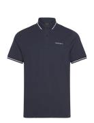 Hs Tipped Polo Designers Polos Short-sleeved Navy Hackett London