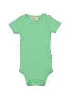 Plain Body Ss Bodies Short-sleeved Green MarMar Copenhagen