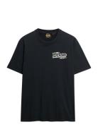 B-Movie Graphic Loose Tee Tops T-Kortærmet Skjorte Black Superdry