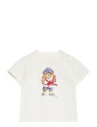 Polo Bear Cotton Jersey Tee Tops T-Kortærmet Skjorte White Ralph Laure...