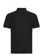 Rudy Slim Polo Pique Tops Polos Short-sleeved Black J. Lindeberg