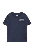 Te-S/S Tee Tops T-Kortærmet Skjorte Navy Levi's