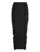 Me Skirt Skirts Knee-length & Midi Skirts Black Residus