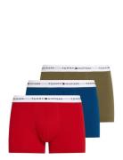3P Trunk Boxershorts Red Tommy Hilfiger