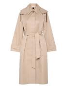 Mylahiw Waterproof Trench Trenchcoat Frakke Beige InWear