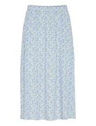 Crtiah Skirt Skirts Maxi Skirts Blue Cream