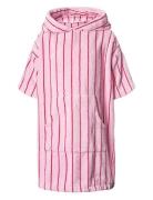 Naram Kids Poncho Home Textiles Bathroom Textiles Robes Pink Bongusta