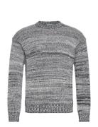 Sweater L/S Tops Knitwear Round Necks Grey United Colors Of Benetton