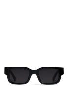 Leon Firkantede Solbriller Black Corlin Eyewear